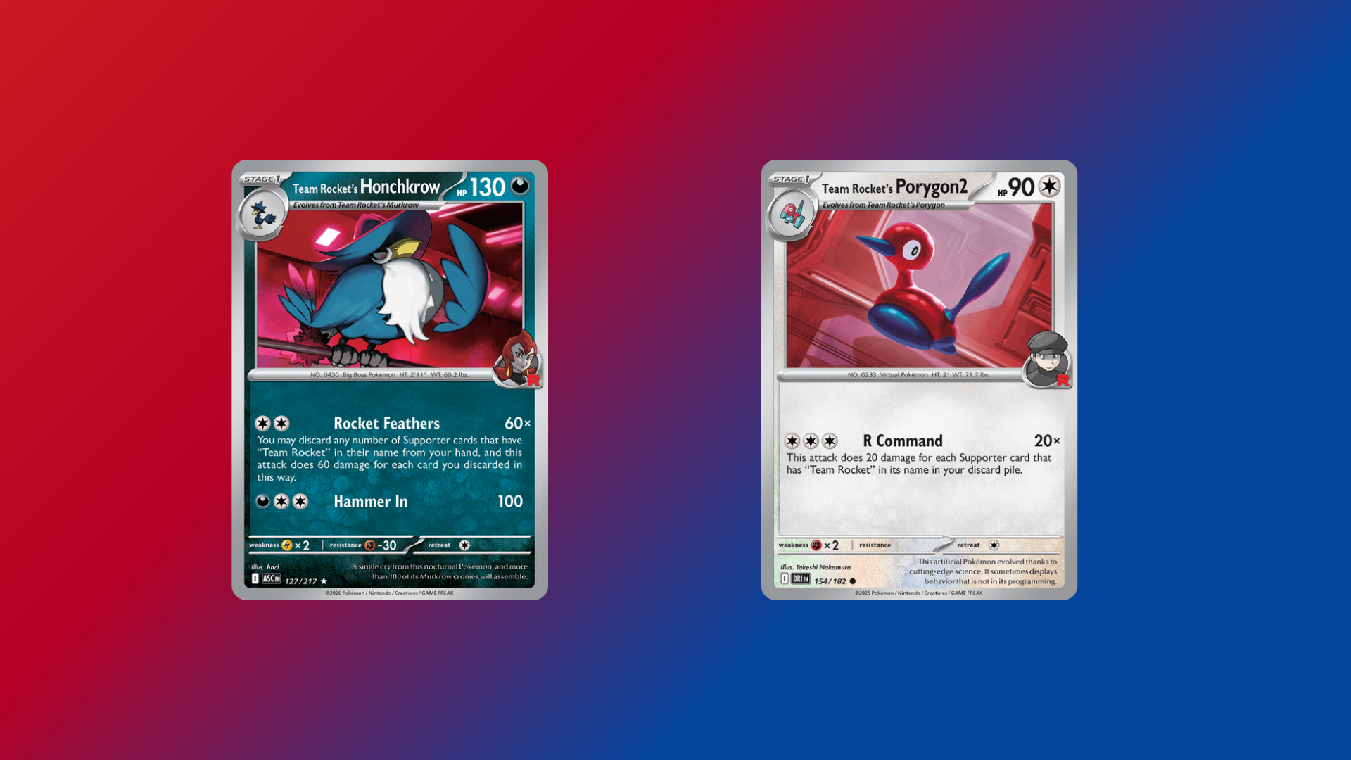 Team Rocket's Honchkrow deck